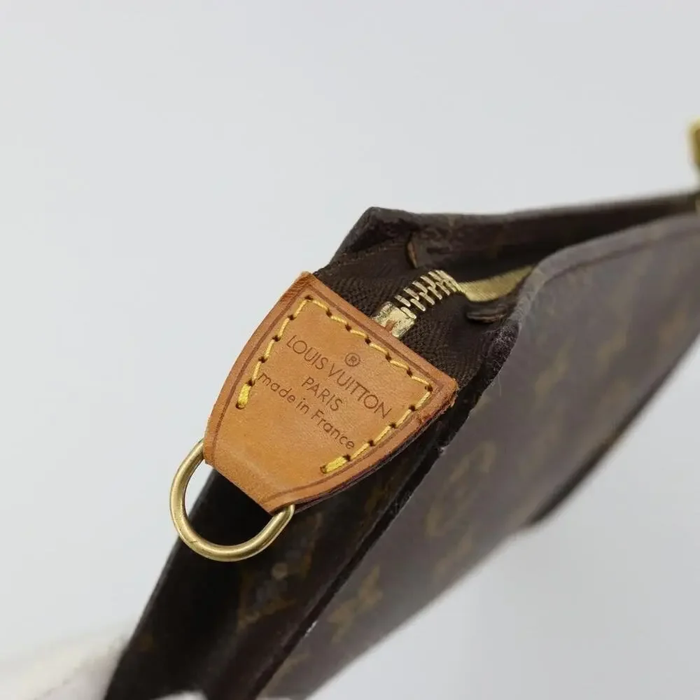 Louis Vuitton Monogram Bucket GM Accessory Pouch Brown